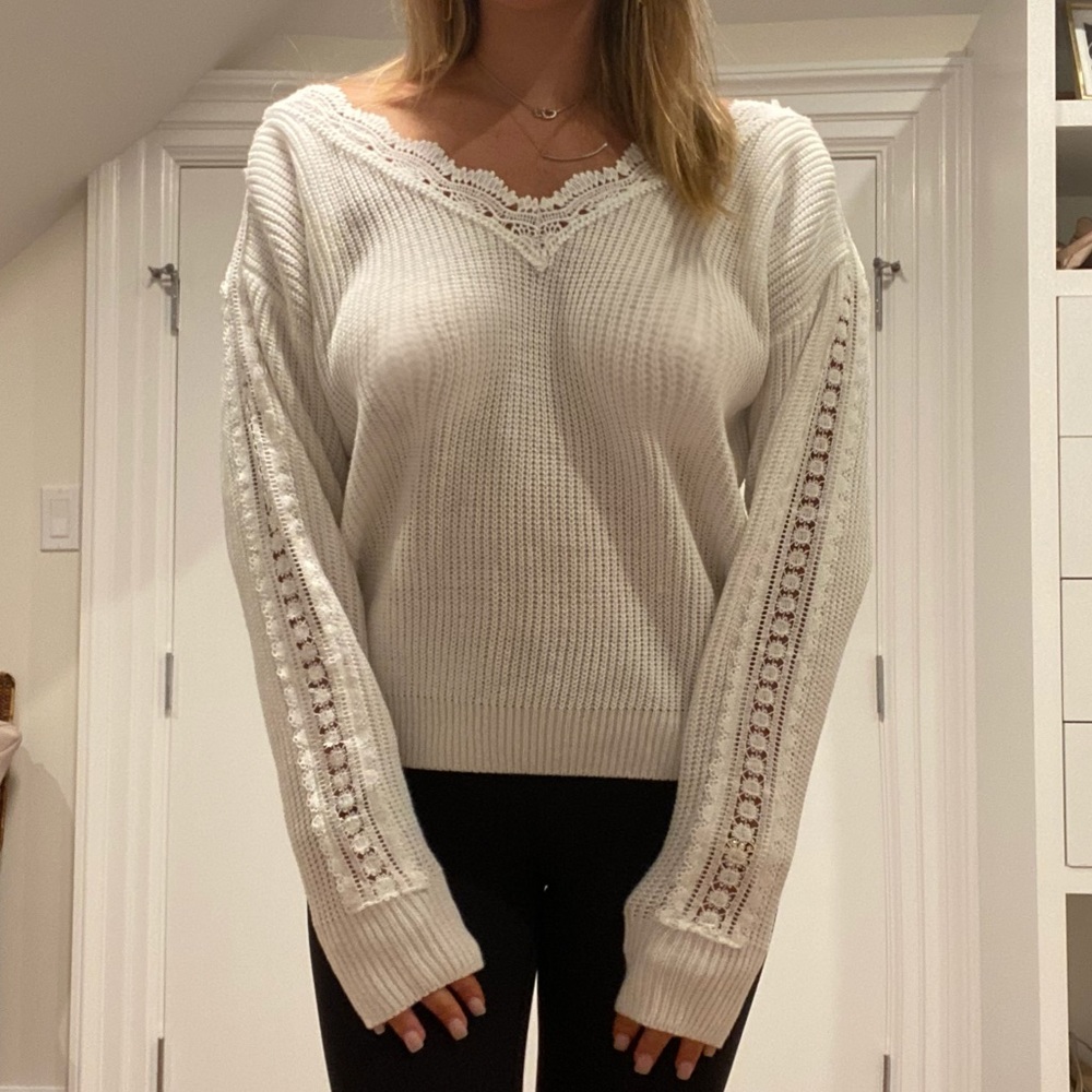 White sweater